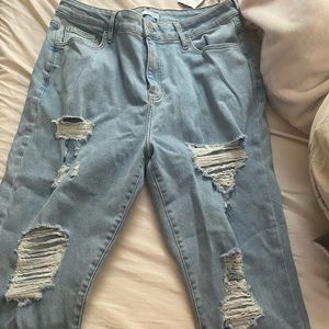Forever 21 Ripped Jeans